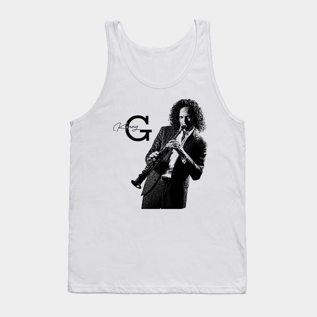 Retro 90s Kenny G Tank Top by GekNdangSugih